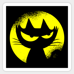 funny cat – Darkness the cat Sticker